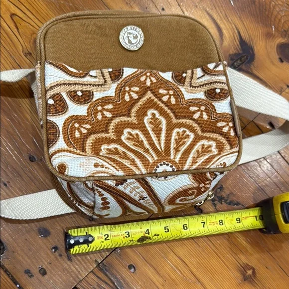 Spartina 449 Dafuskie Island Linen Insulated Lunch Bag Adjustable Strap - Picture 7 of 10